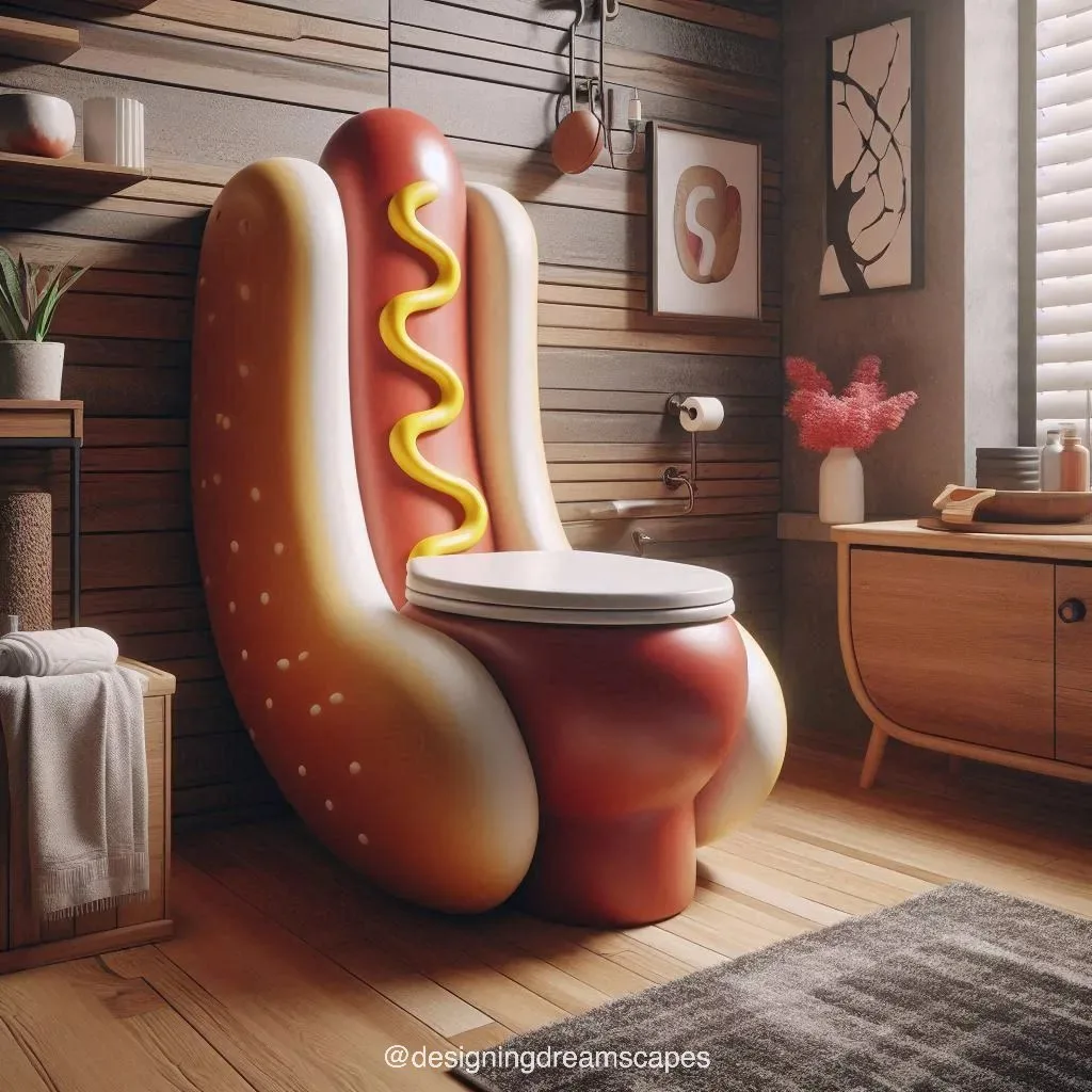 Hotdog-Shaped Toilet: Redefining Bathroom Luxury and Whimsy