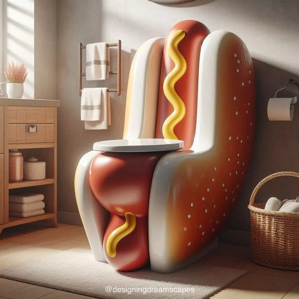 Hotdog-Shaped Toilet: Redefining Bathroom Luxury and Whimsy