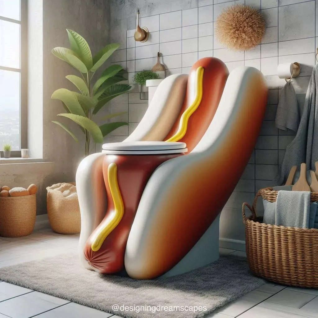 Hotdog-Shaped Toilet: Redefining Bathroom Luxury and Whimsy