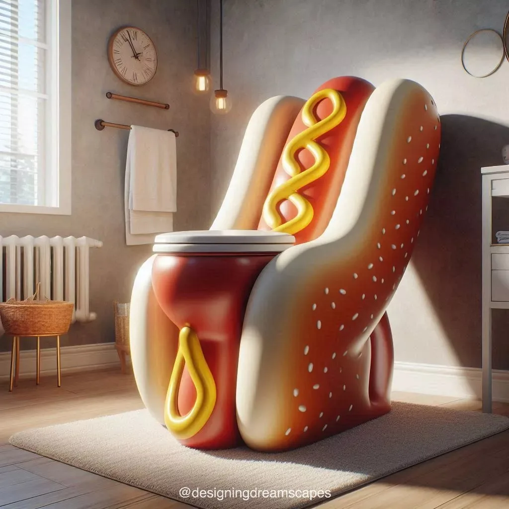 Hotdog-Shaped Toilet: Redefining Bathroom Luxury and Whimsy