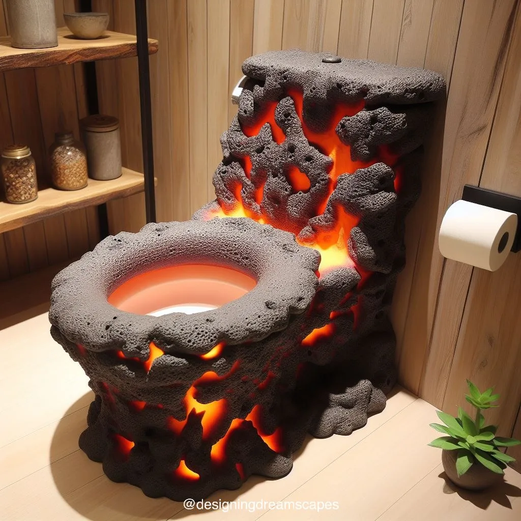 How to Incorporate Lava-Inspired Toilets Into Your Bathroom