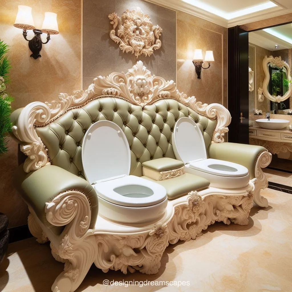 Elevate Your Bathroom Experience with a Luxurious Double Toilet Design