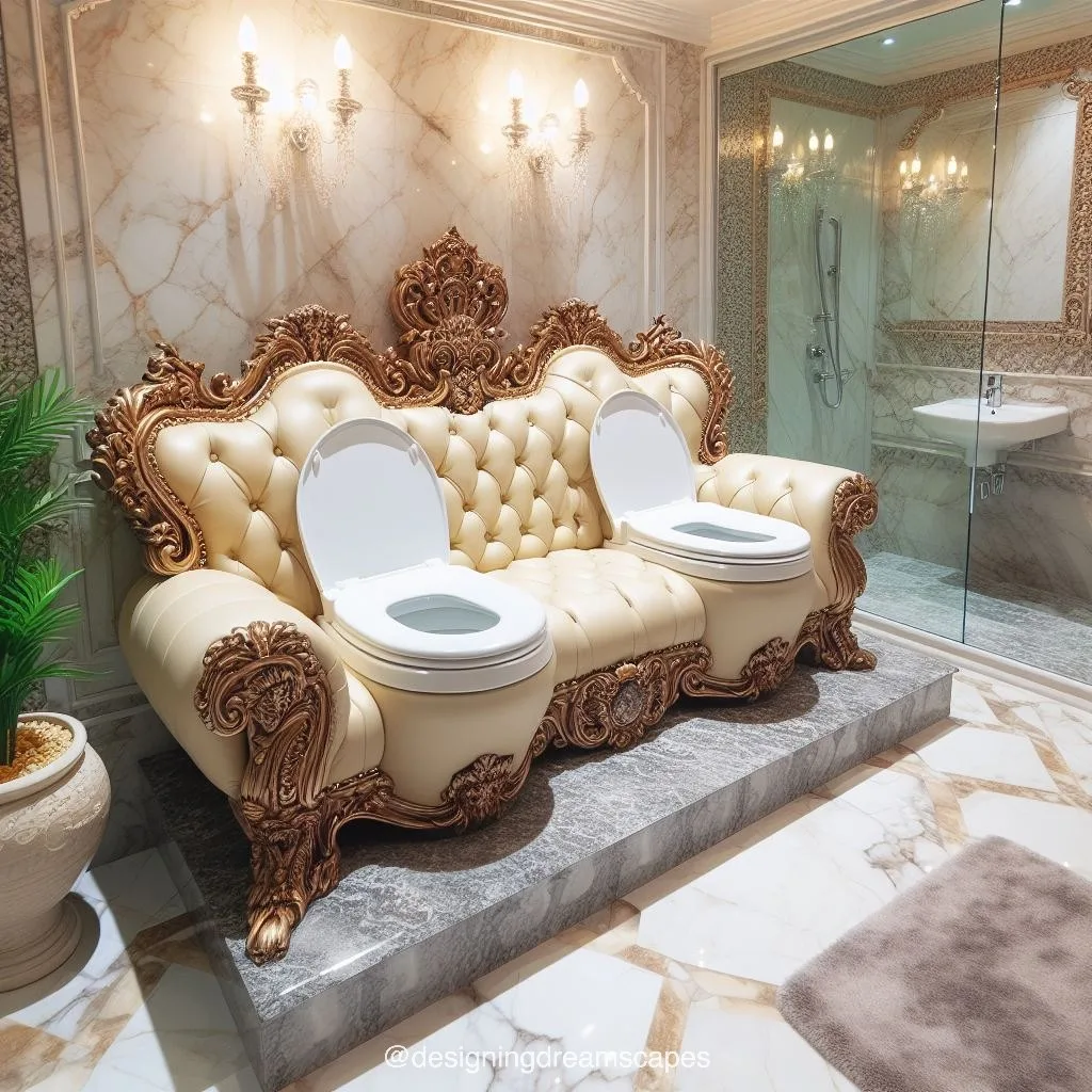 Elevate Your Bathroom Experience with a Luxurious Double Toilet Design