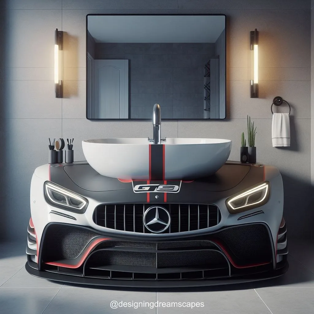 Wash in Luxury: Mercedes GT63 Inspired Sink for High-End Bathrooms