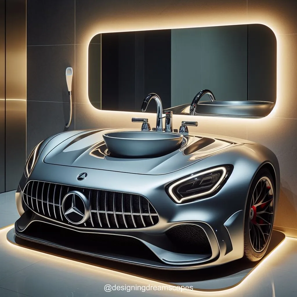 Wash in Luxury: Mercedes GT63 Inspired Sink for High-End Bathrooms