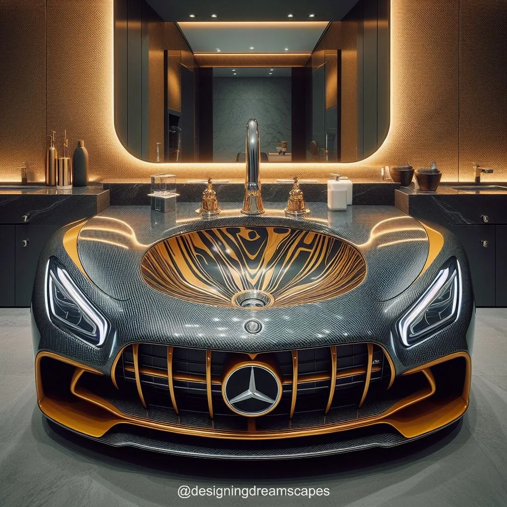 4. Benefits of the Mercedes GT63 Inspired Sink in High-End Bathrooms