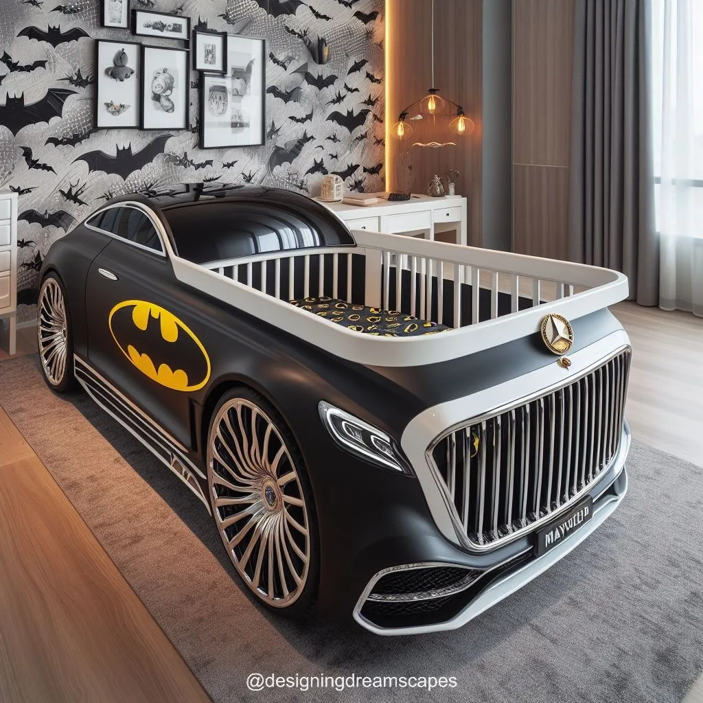 Luxury Beginnings: Mercedes-Inspired Baby Crib for Your Little VIP