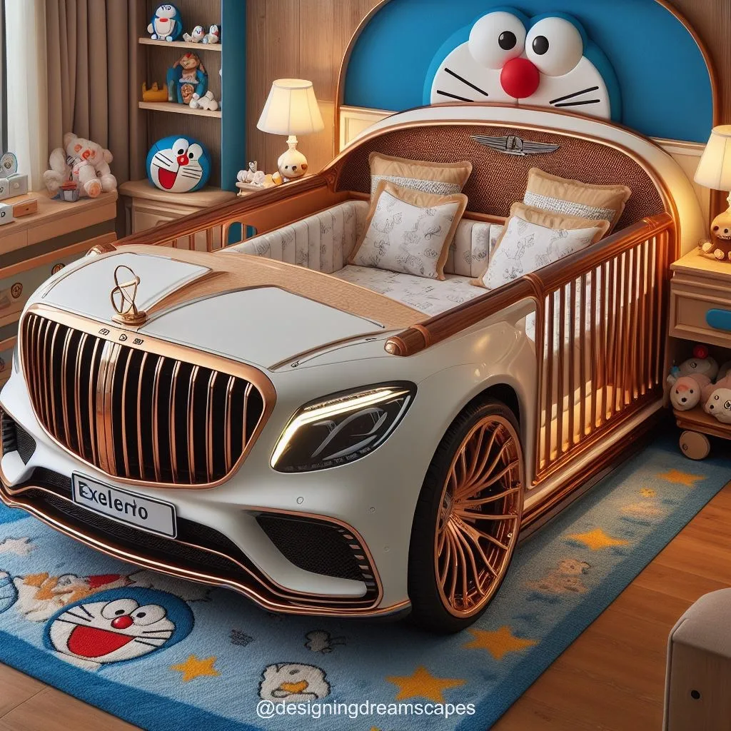 Luxury Beginnings: Mercedes-Inspired Baby Crib for Your Little VIP