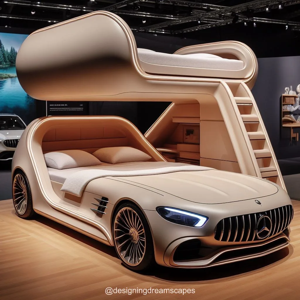 Luxury Living: Mercedes-Inspired Bunk Bed Redefines Kids' Bedrooms