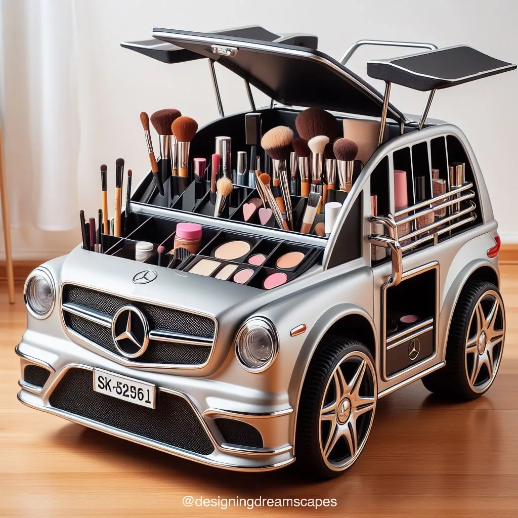Luxury Glam: Mercedes-Inspired Makeup Box for Stylish Beauty Storage