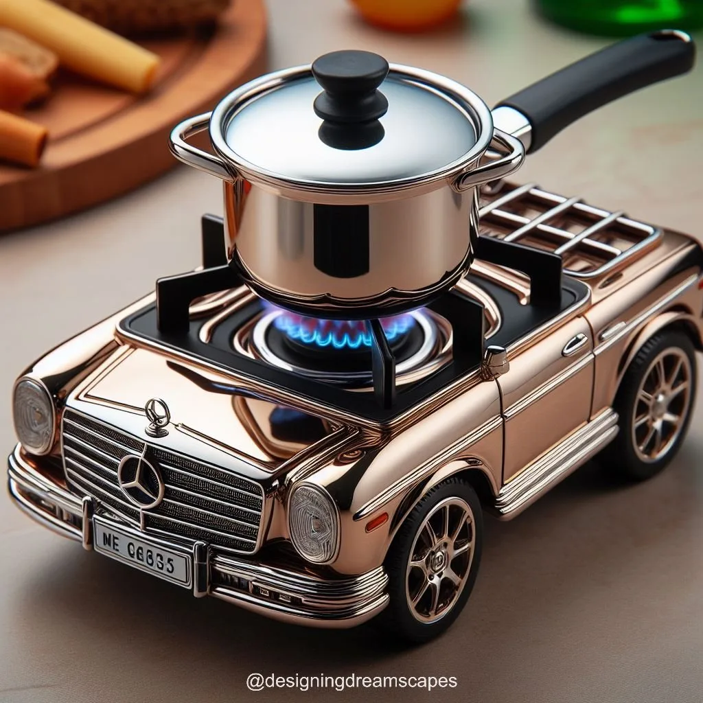 Cook in Style: Mercedes-Inspired Mini Gas Cooker for Elegant Kitchens