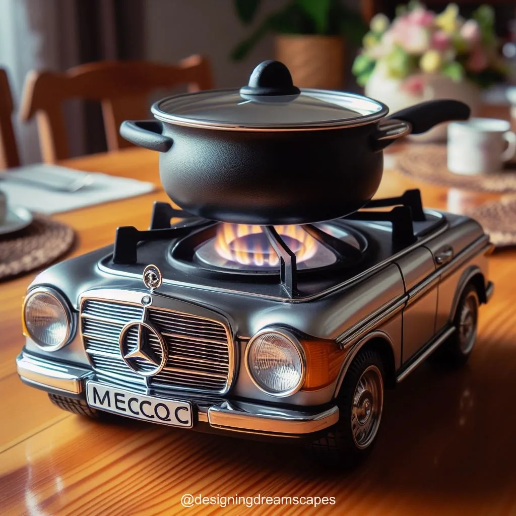 Cook in Style: Mercedes-Inspired Mini Gas Cooker for Elegant Kitchens