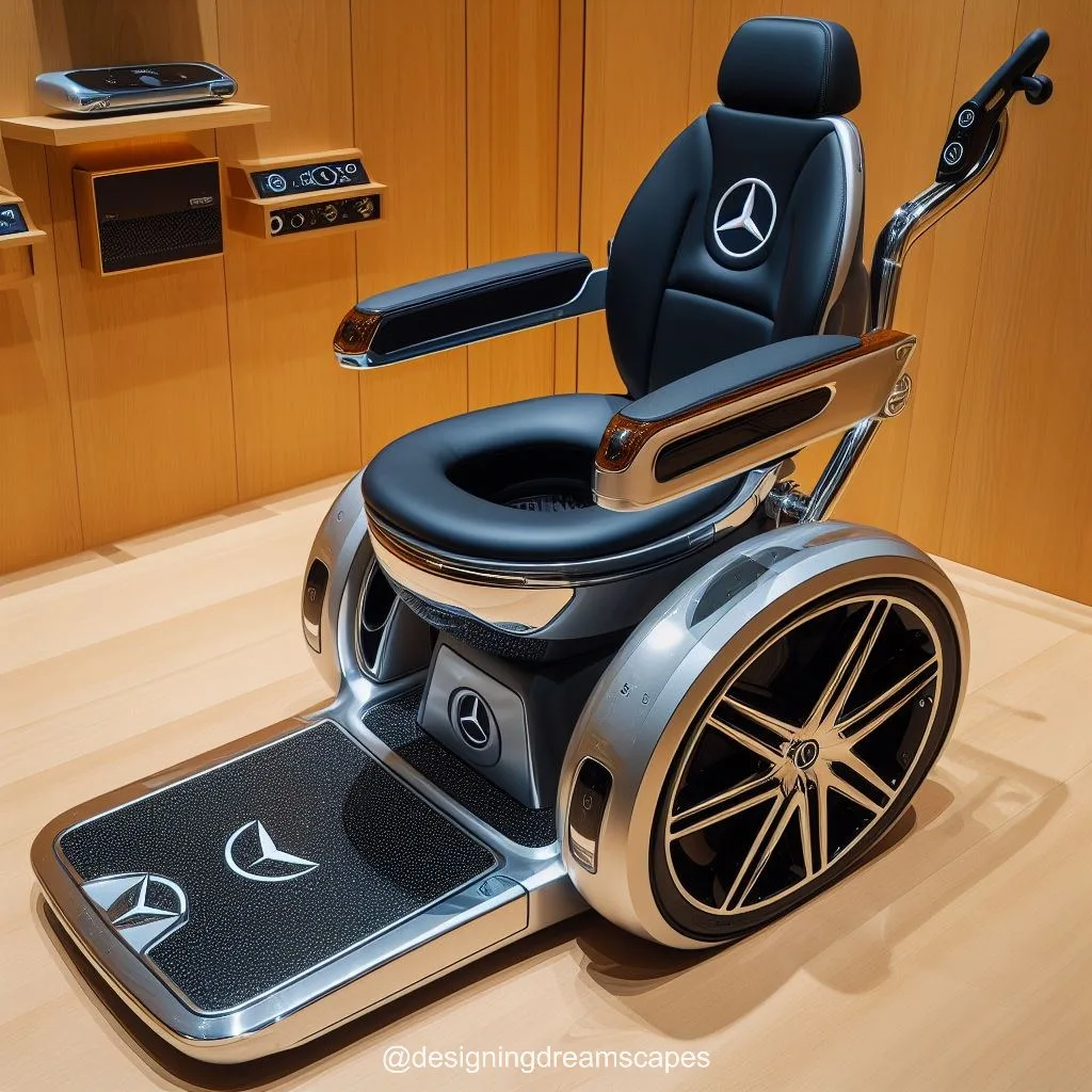 Drive in Style: Mercedes-Inspired Toilet Wheelchair for Modern Living Spaces