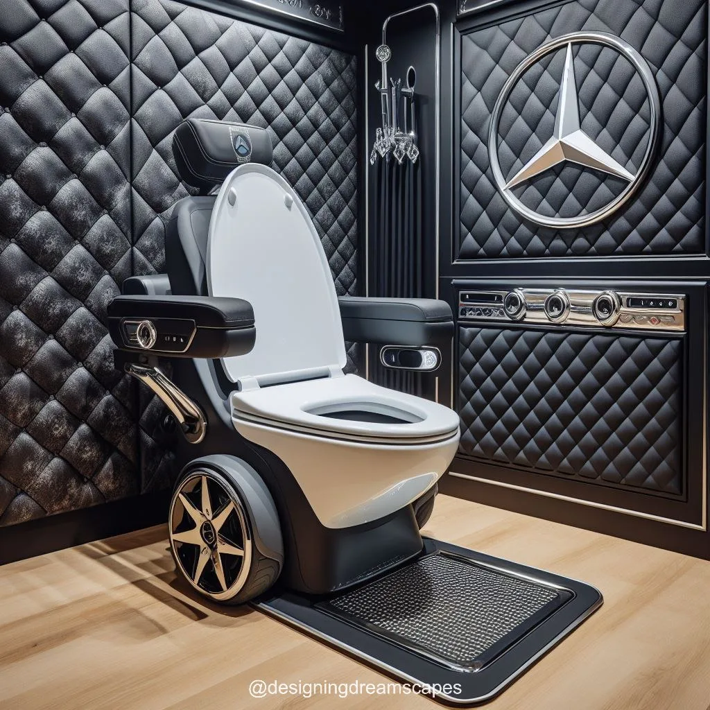 Drive in Style: Mercedes-Inspired Toilet Wheelchair for Modern Living Spaces