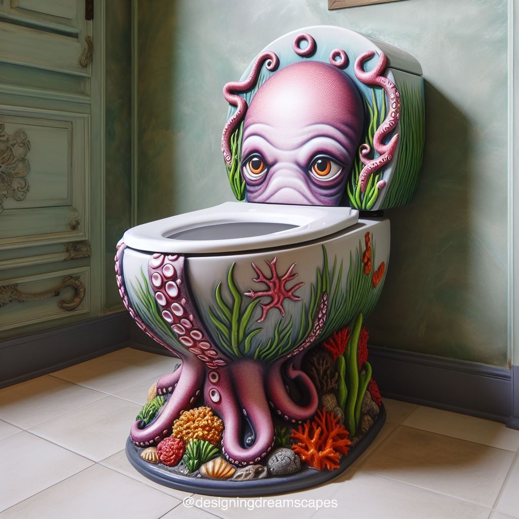 How to Incorporate an Octopus-Shaped Toilet into Your Bathroom Design