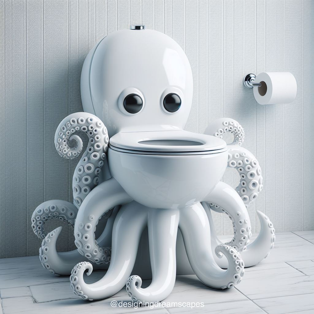 Dive into Whimsy: Octopus-Shaped Toilet Adds Underwater Charm to Your Bathroom
