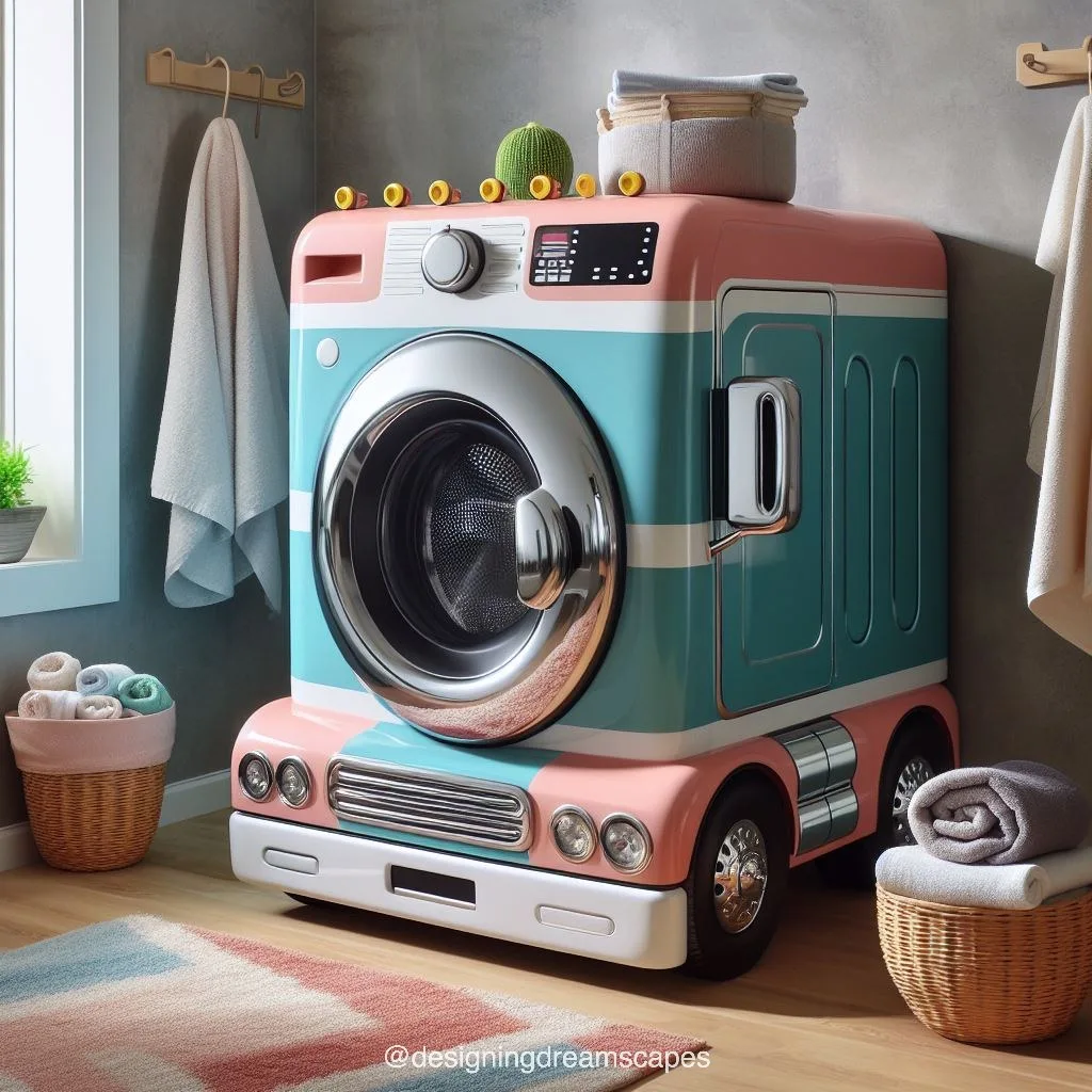 Semi Truck-Inspired Washing Machines: Revolutionizing Laundry Day