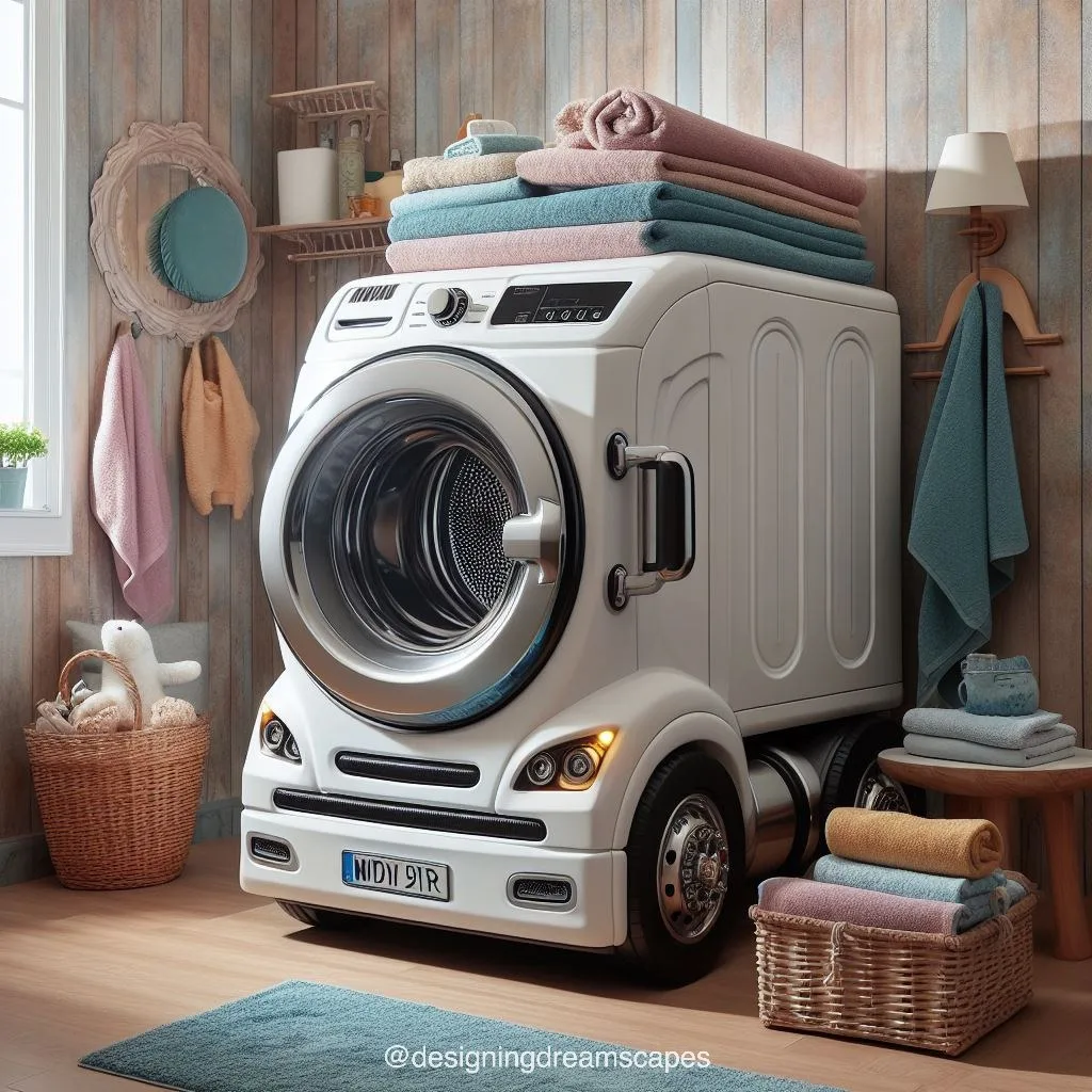 The Features of Semi Truck-Inspired Washing Machines