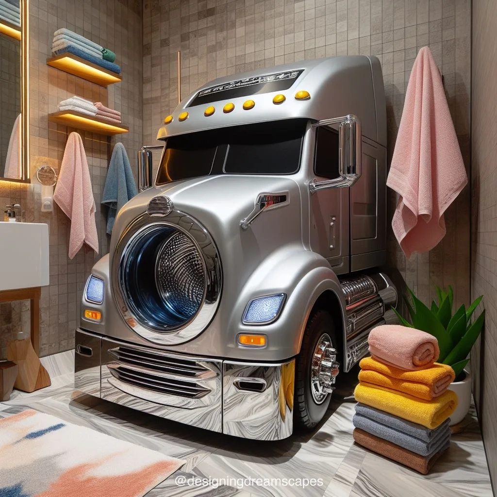 Semi Truck-Inspired Washing Machines: Revolutionizing Laundry Day