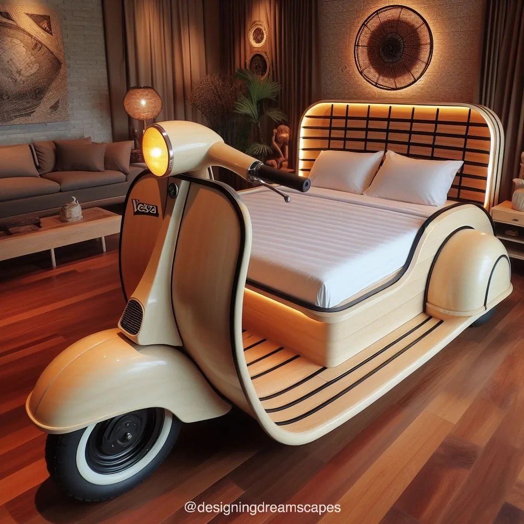 Vespa-Inspired Bed Designs: Bringing Italian Flair into Your Sleep Space