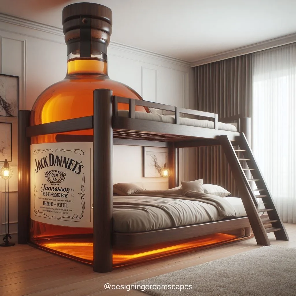 Double the Fun: Whiskey Bottle Bunk Bed Elevates Your Bedroom Décor