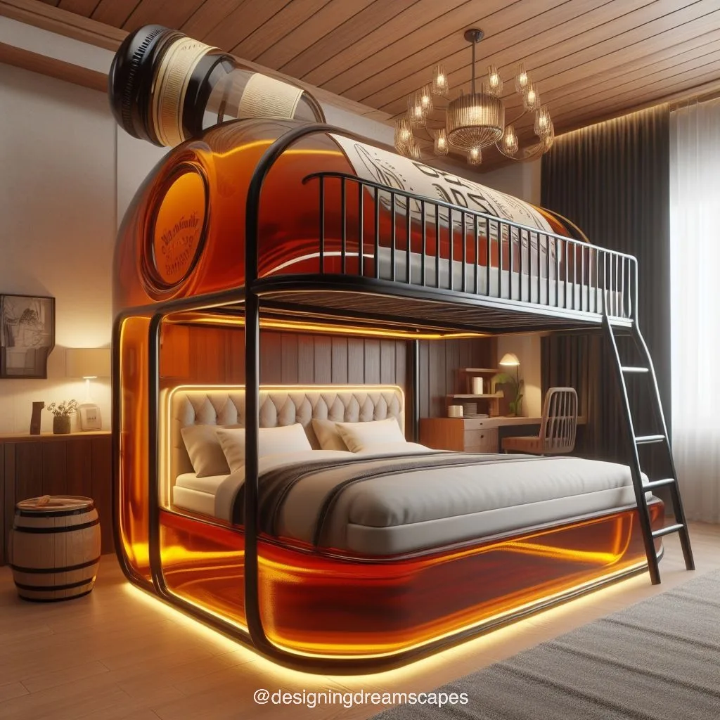 Elevating Your Bedroom Décor with Whiskey Bottle Bunk Bed