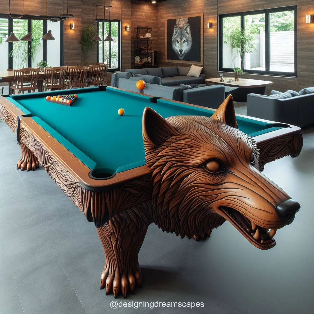 Design Elements of Animal-Inspired Pool Tables
