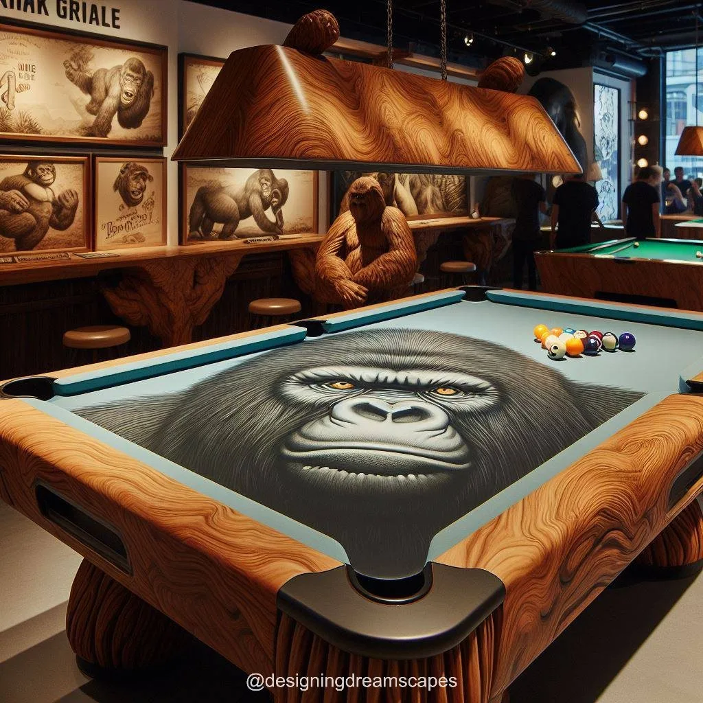 2. Incorporating an Animal-Inspired Pool Table into Your Entertainment Space