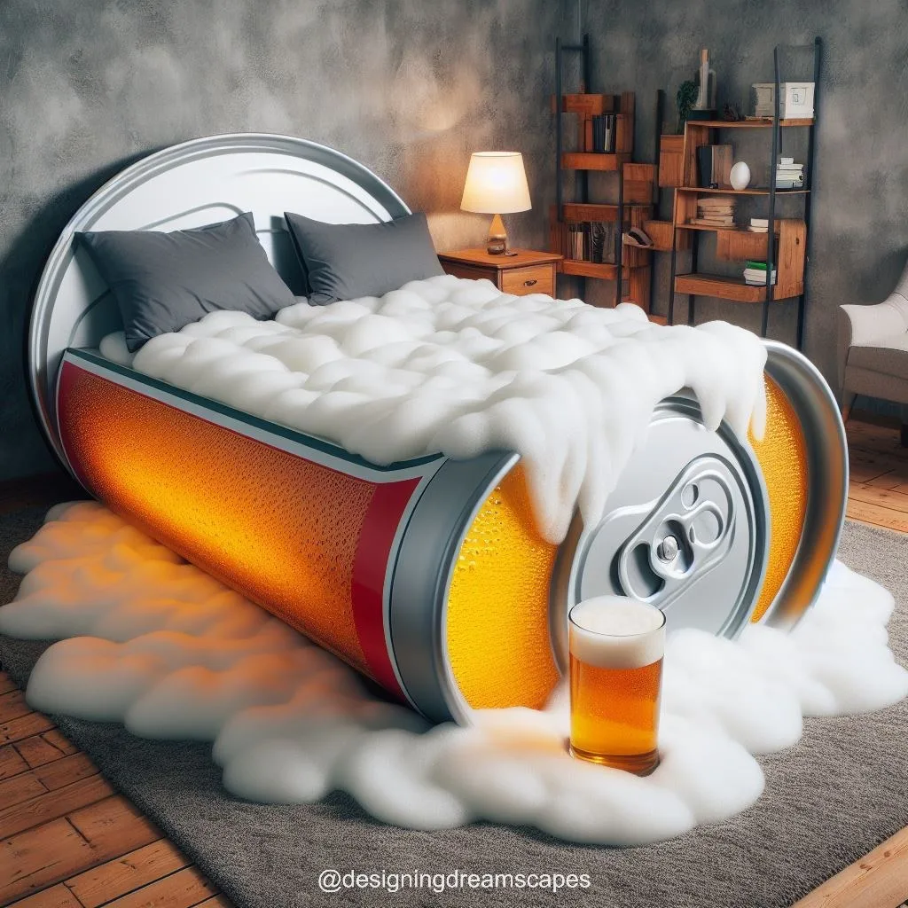 From Brew to Slumber: The Unexpected Appeal of Beer Can Shaped Beds