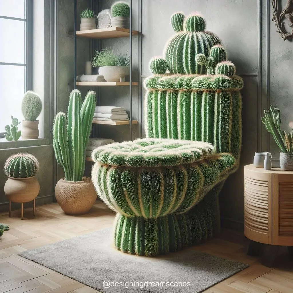 Cactus-Inspired Toilets: Transform Your Bathroom Oasis