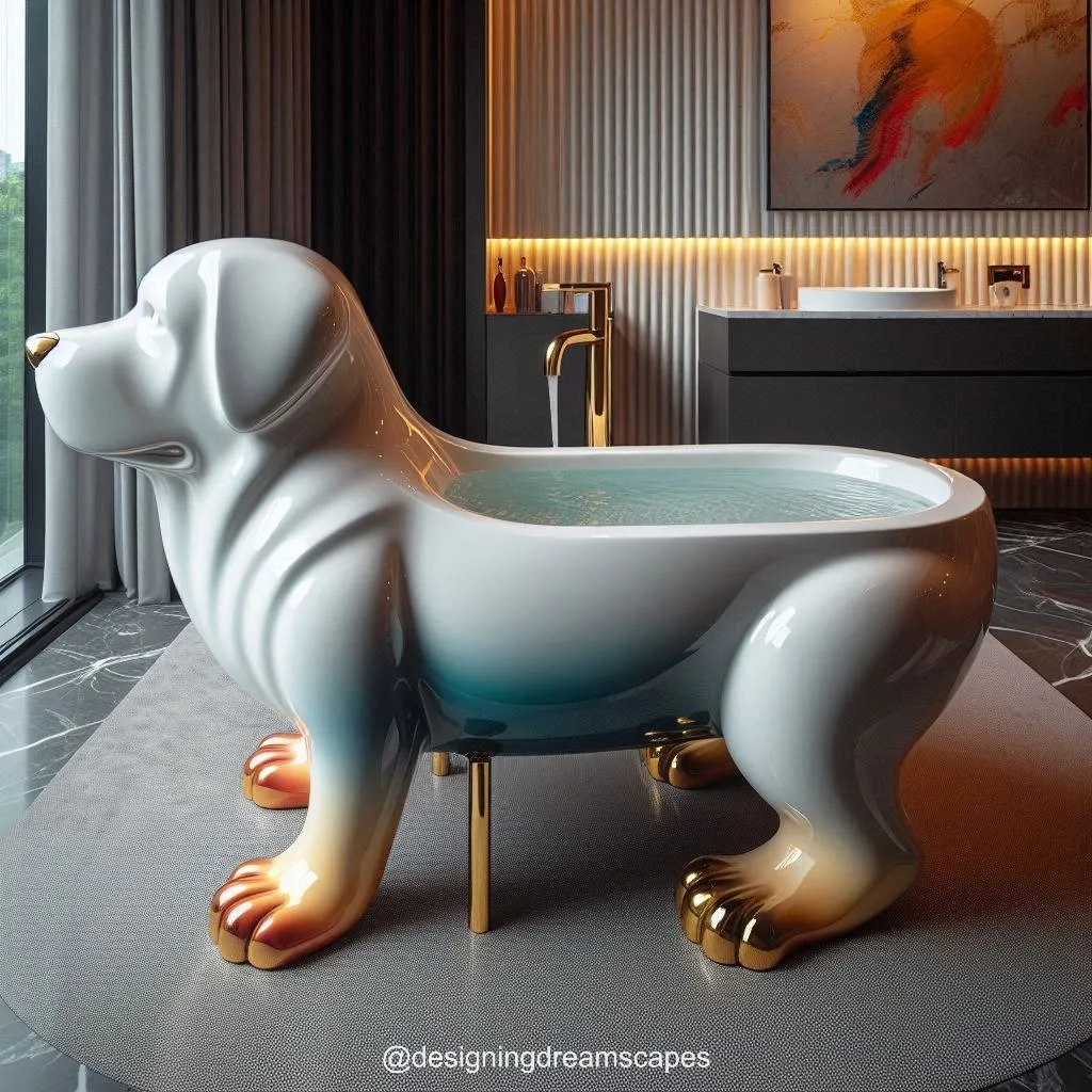 A Statement Piece: The Labrador Retriever Bathtub as Home Decor