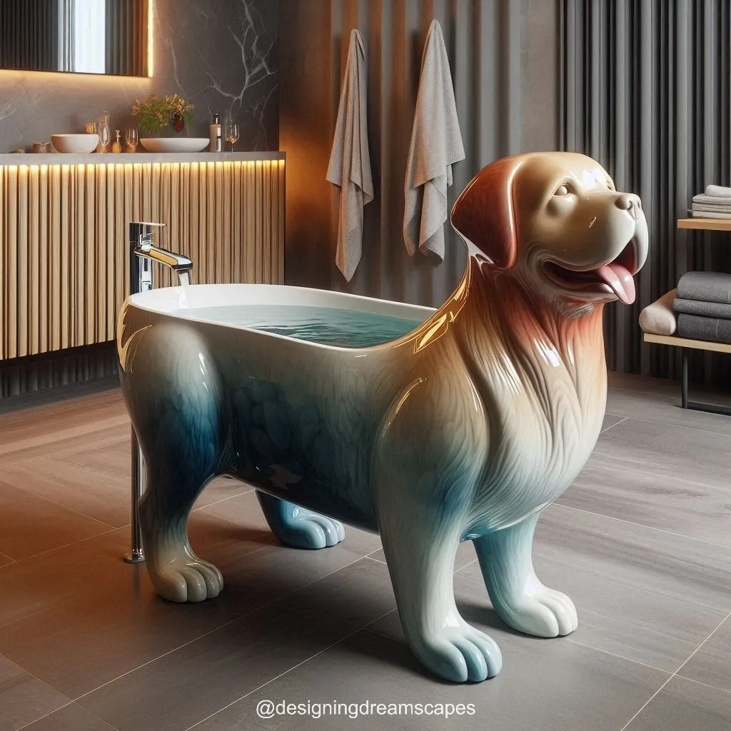 Paw-sitively Unique: A Labrador Retriever Bathtub for Your Home