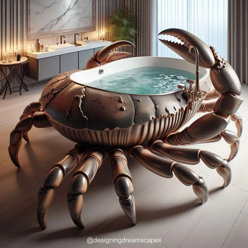 Soak in Style: Crab-Shaped Bathtub Designs for a Luxurious Bathing Experience