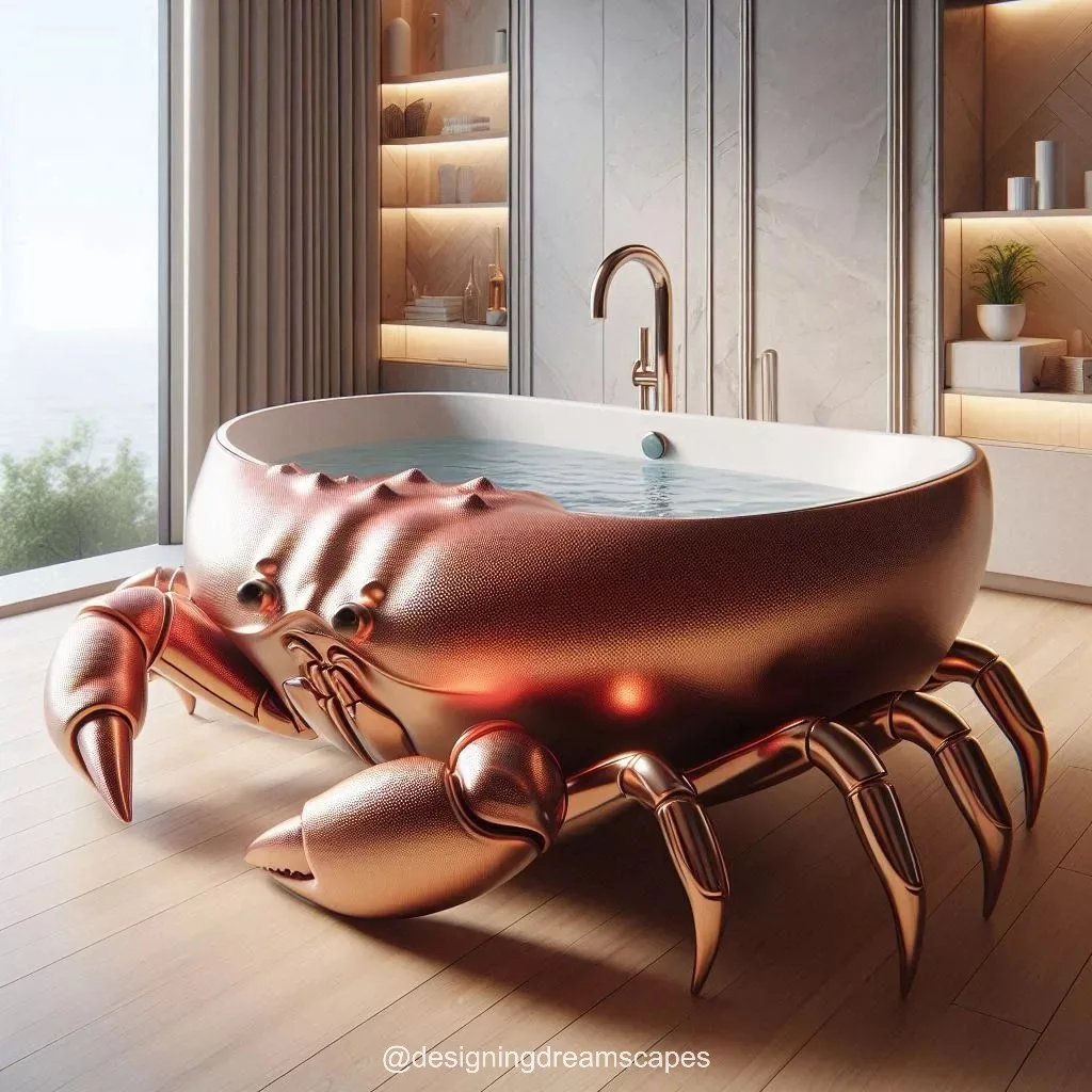 Design Features of Crab-Shaped Bathtubs