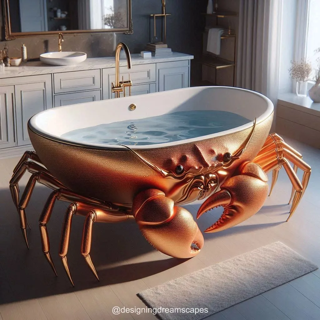 Pros and Cons of Crab-Shaped Bathtubs