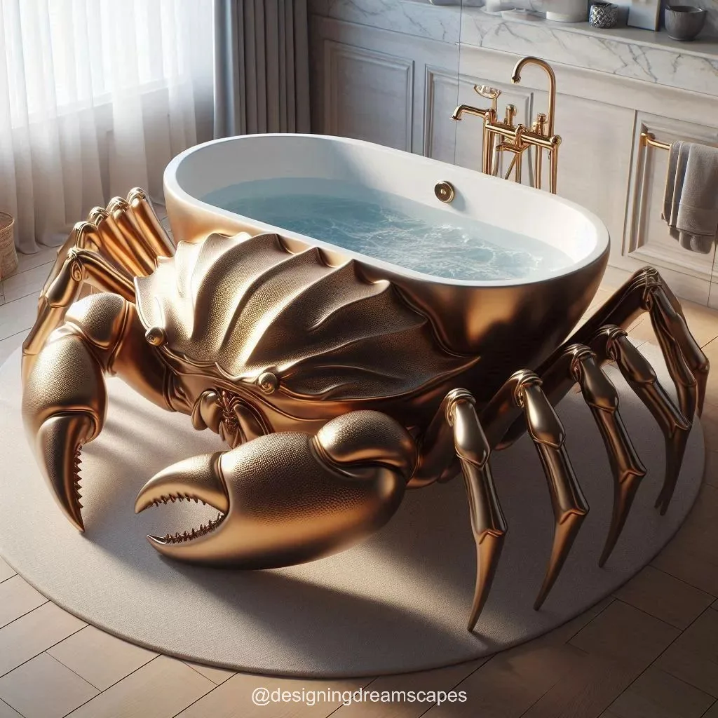 Pros and Cons of Crab-Shaped Bathtubs