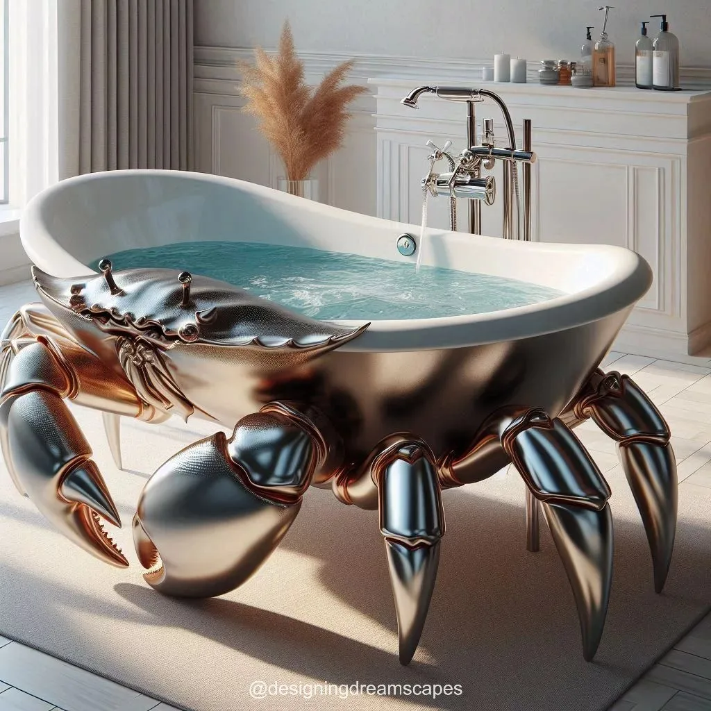 How to Incorporate a Crab-Shaped Bathtub into Your Bathroom Design