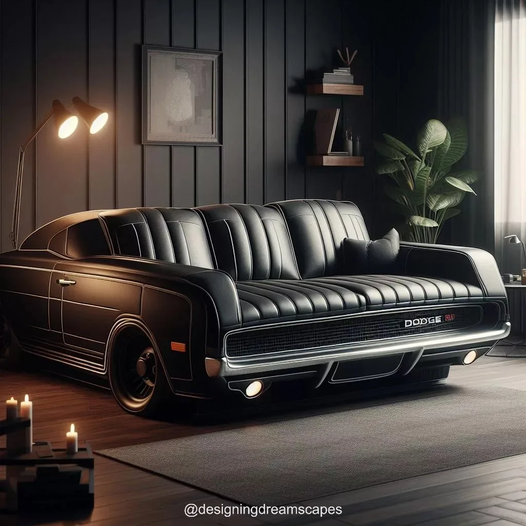 Iconic Dodge Charger RT 1970 Sofa: Classic Style Meets Modern Luxury