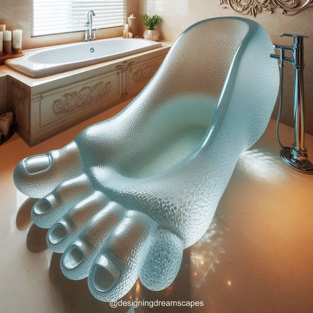 Beyond Relaxation: Therapeutic Applications of Foot-Inspired Bathtubs
