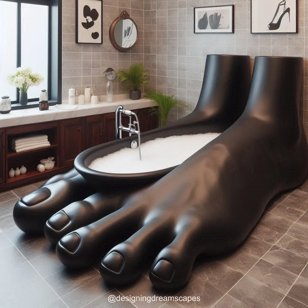 Foot-Inspired Bathtub: Soak in Quirky Comfort