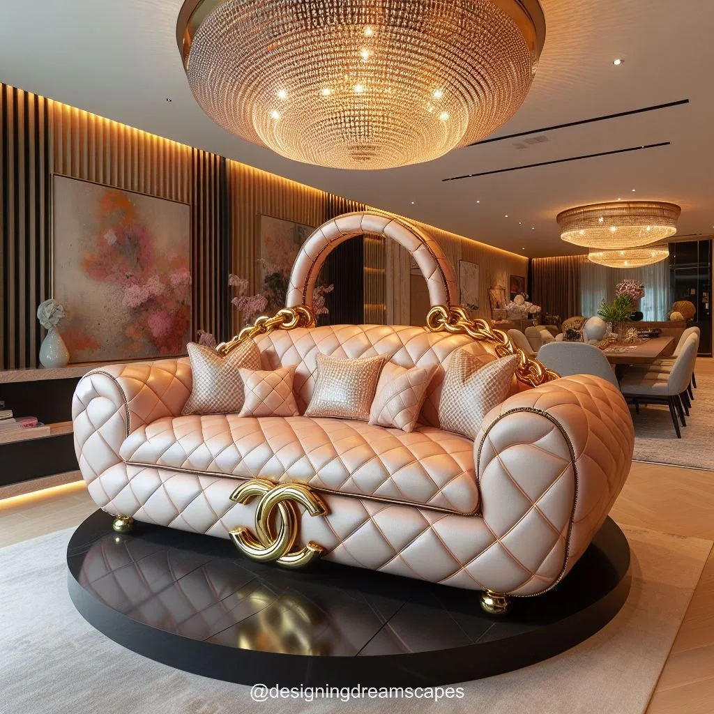 Hand Bag-Shaped Sofa: The Ultimate Fashion Statement for Your Living Room