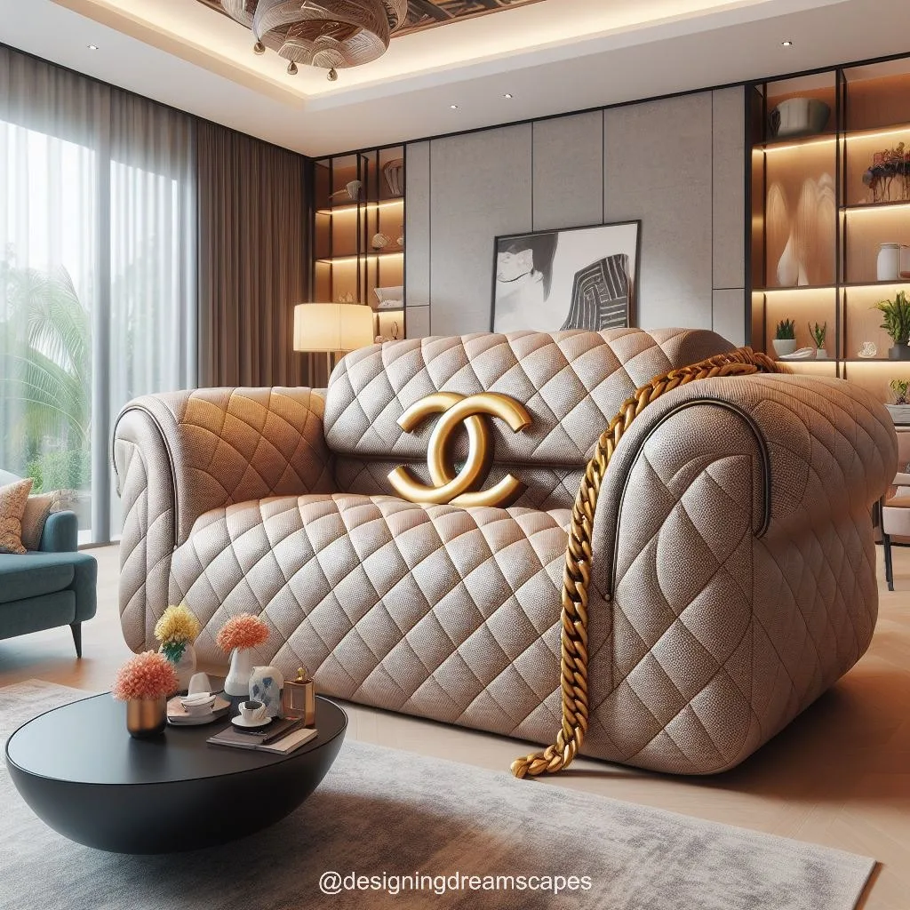 The Hand Bag-Shaped Sofa in Different Styles of Living Rooms