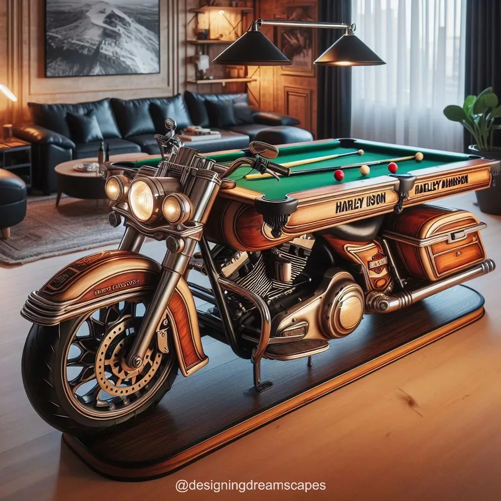 Bringing the Open Road Indoors: Design and Features of the Harley Davidson Pool Table