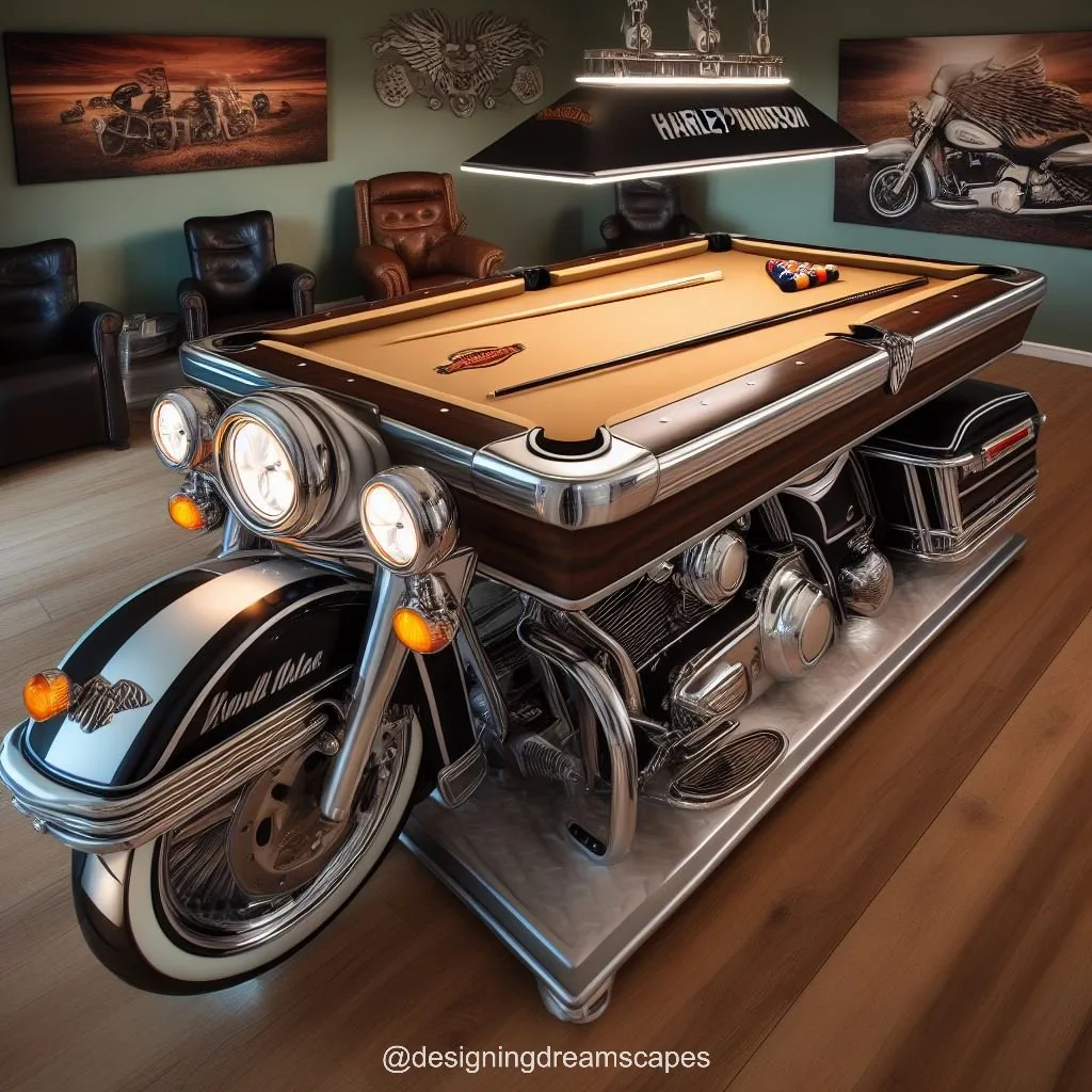 Bringing the Open Road Indoors: Design and Features of the Harley Davidson Pool Table