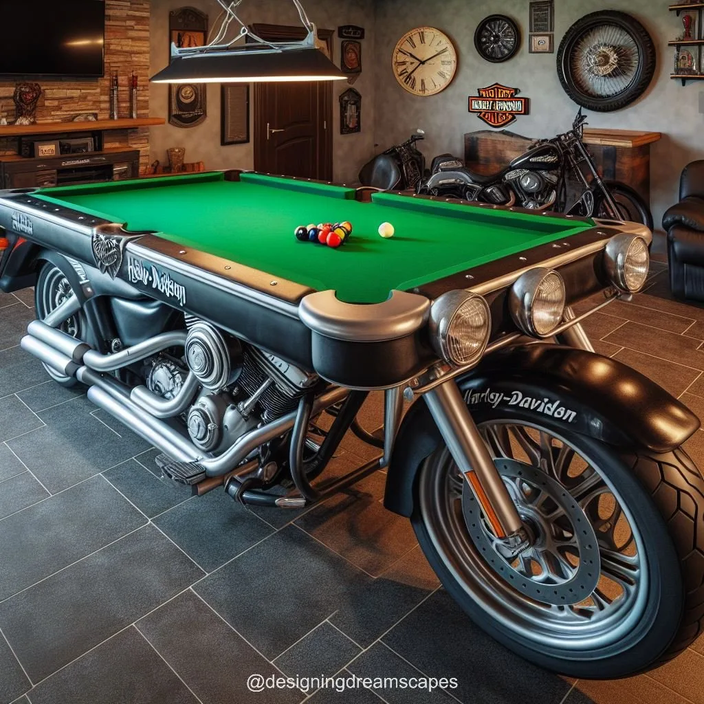 Bringing the Open Road Indoors: Design and Features of the Harley Davidson Pool Table