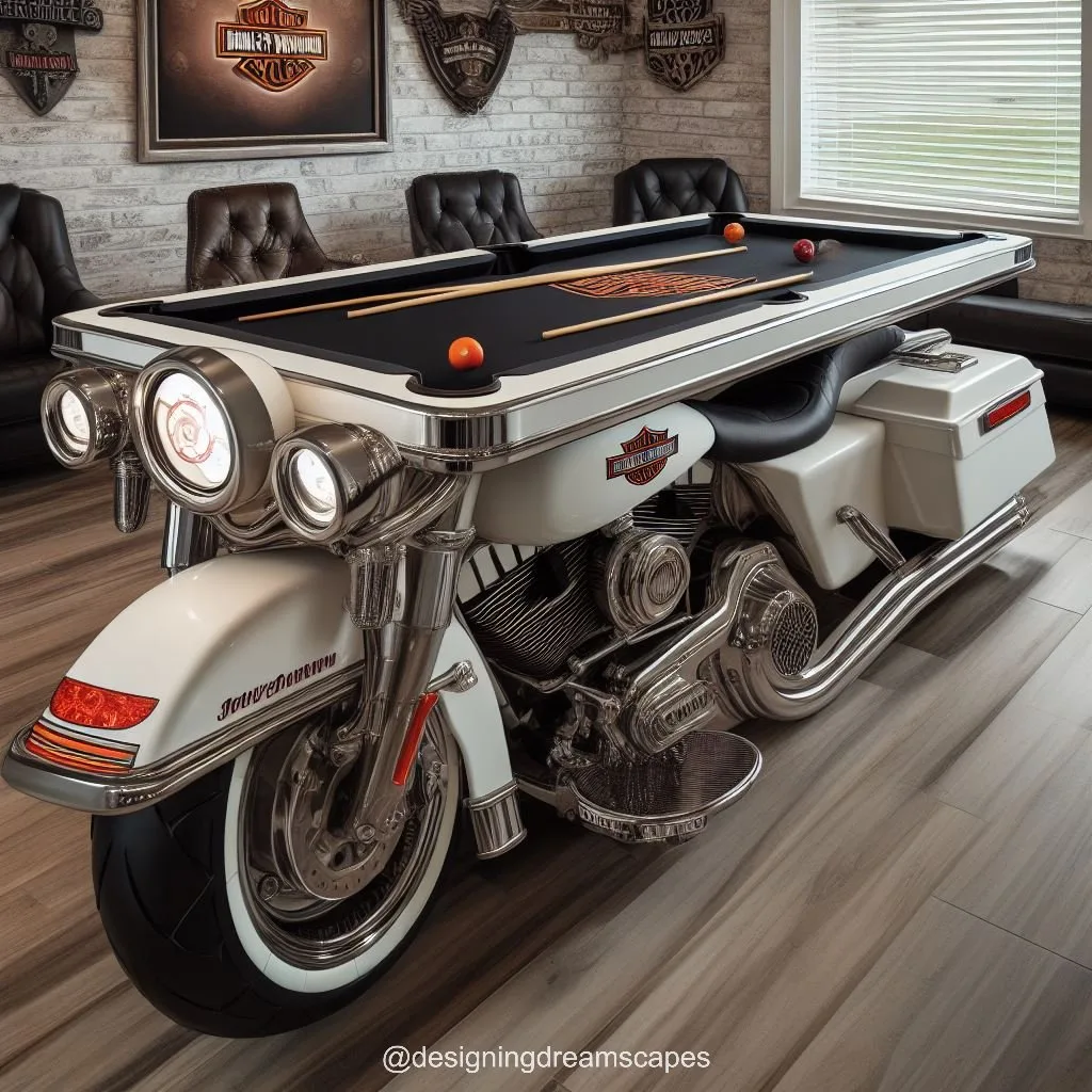 Harley Davidson Pool Table: Ultimate Game Room Luxury