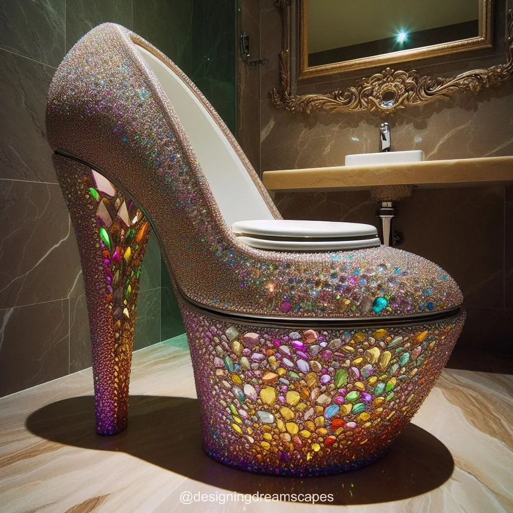 The Benefits of Owning a High Heel Crystal Toilet