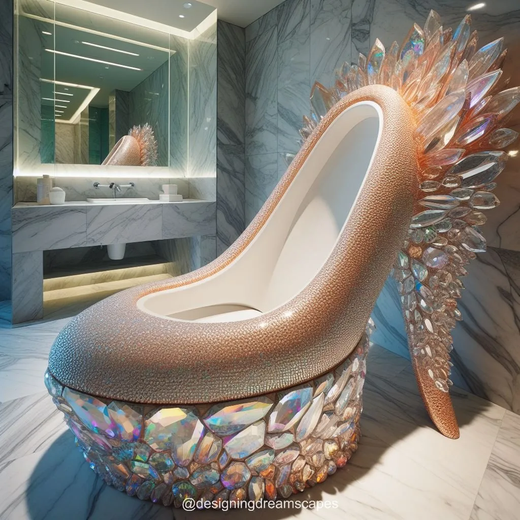 Where to Place Your High Heel Crystal Toilet