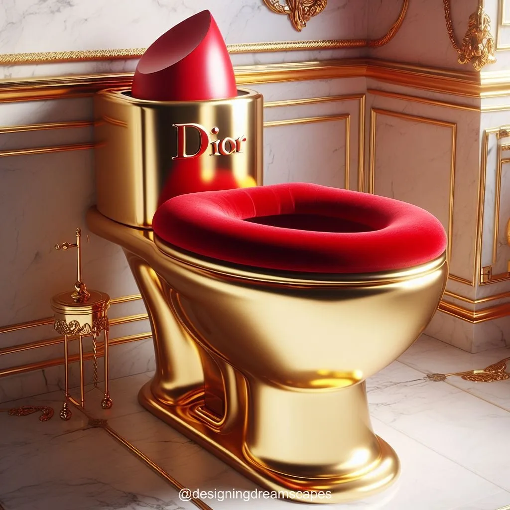 Unique Lipstick-Shaped Toilets for Modern Bathrooms