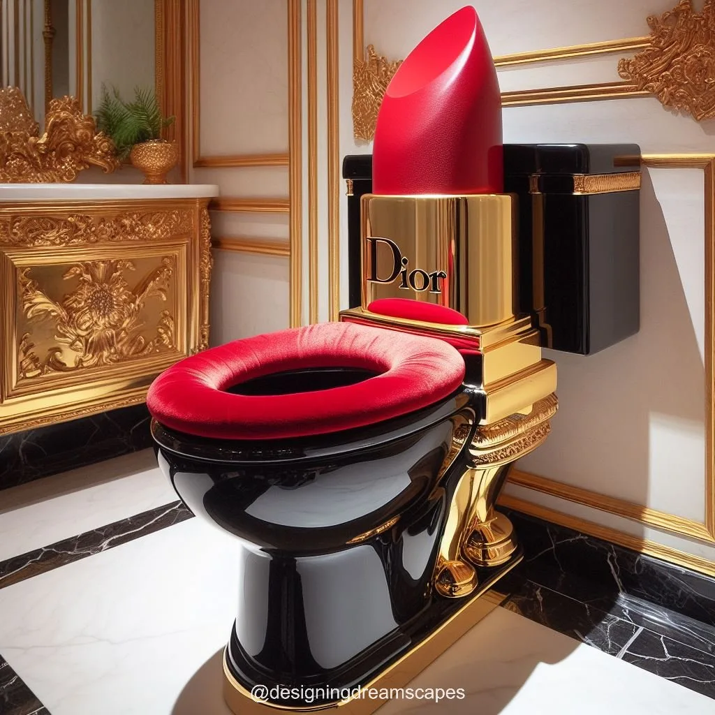 Unique Lipstick-Shaped Toilets for Modern Bathrooms